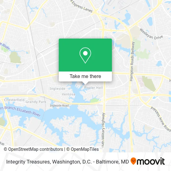 Integrity Treasures map