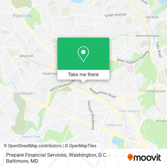 Prepare Financial Services map