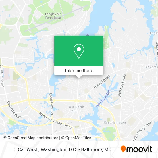T.L.C Car Wash map