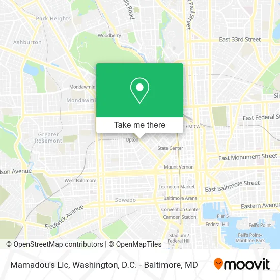 Mamadou's Llc map