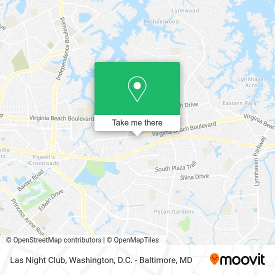 Las Night Club map