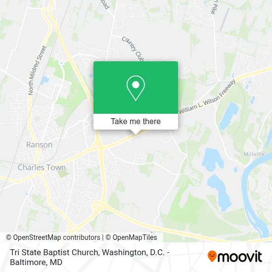 Tri State Baptist Church map