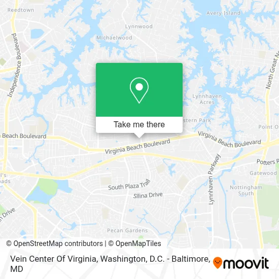 Vein Center Of Virginia map