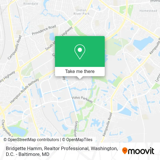 Bridgette Hamm, Realtor Professional map