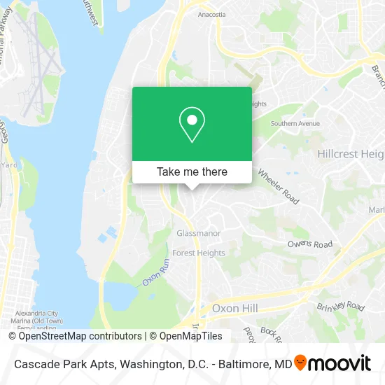 Cascade Park Apts map