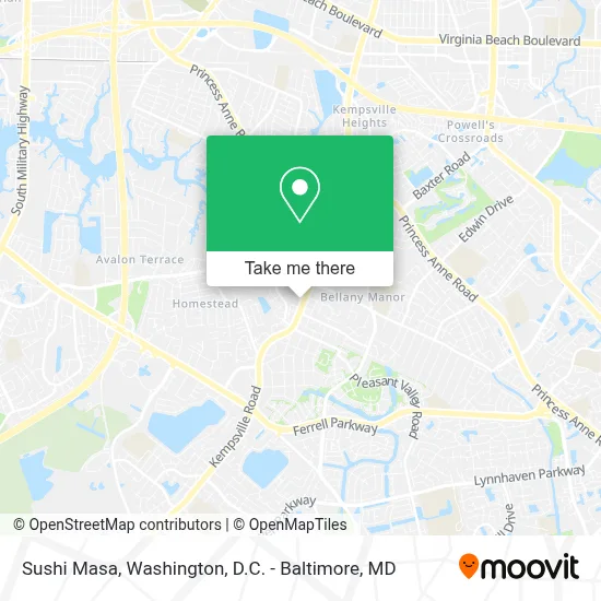 Sushi Masa map