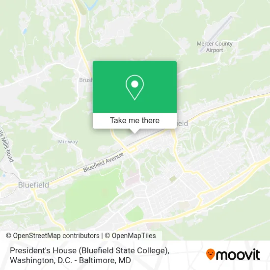 President's House (Bluefield State College) map