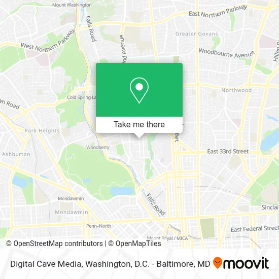 Digital Cave Media map