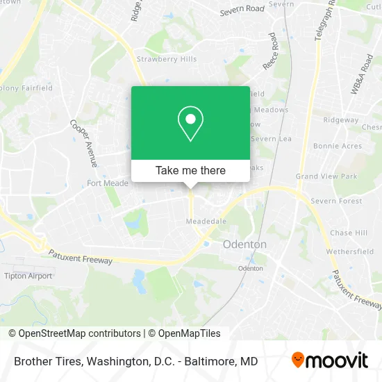 Brother Tires map