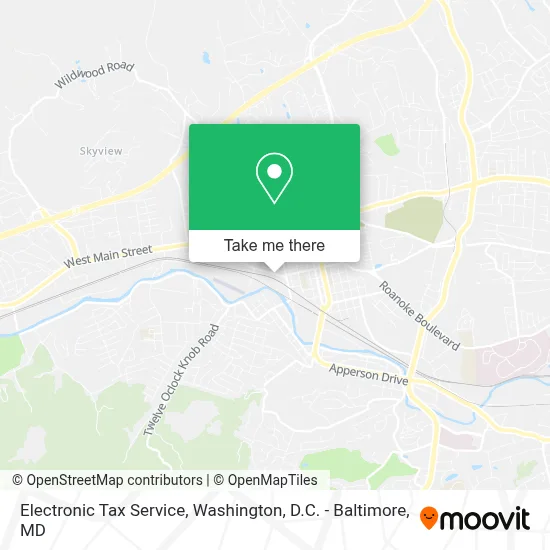 Electronic Tax Service map