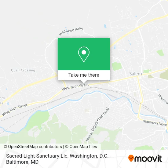 Sacred Light Sanctuary Llc map