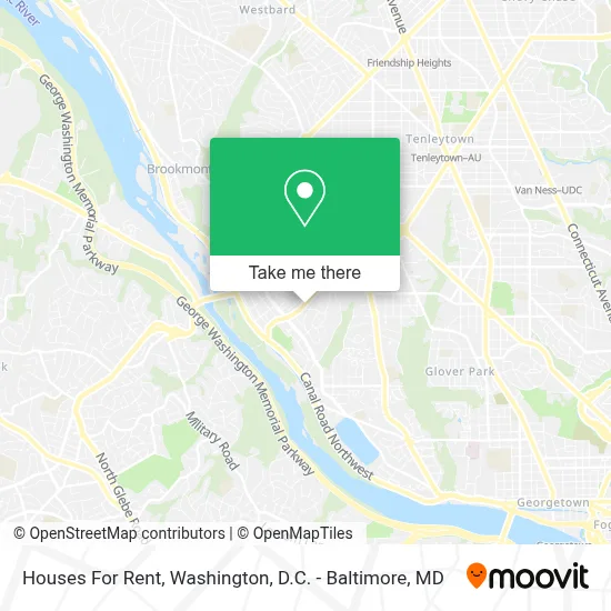 Houses For Rent map