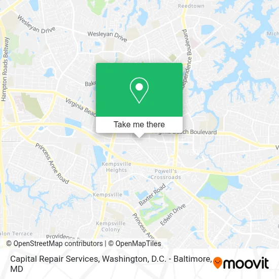 Capital Repair Services map