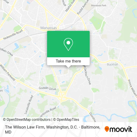 The Wilson Law Firm map