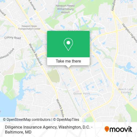 Diligence Insurance Agency map