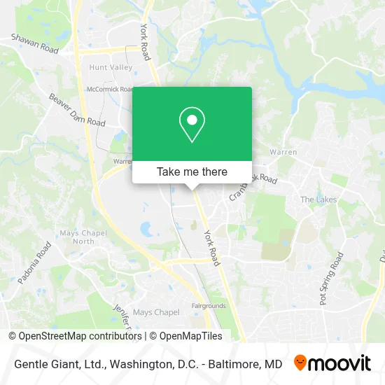Gentle Giant, Ltd. map