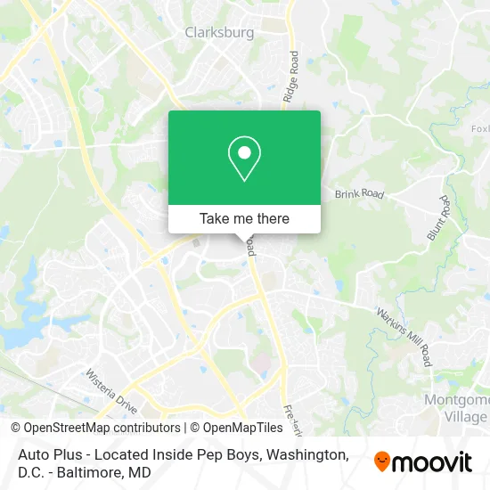 Auto Plus - Located Inside Pep Boys map