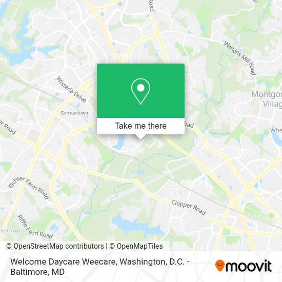 Welcome Daycare Weecare map