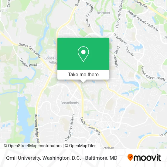 Qmii University map