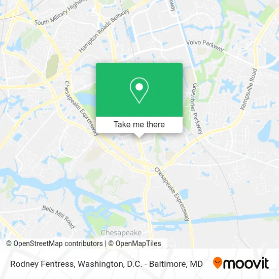 Rodney Fentress map