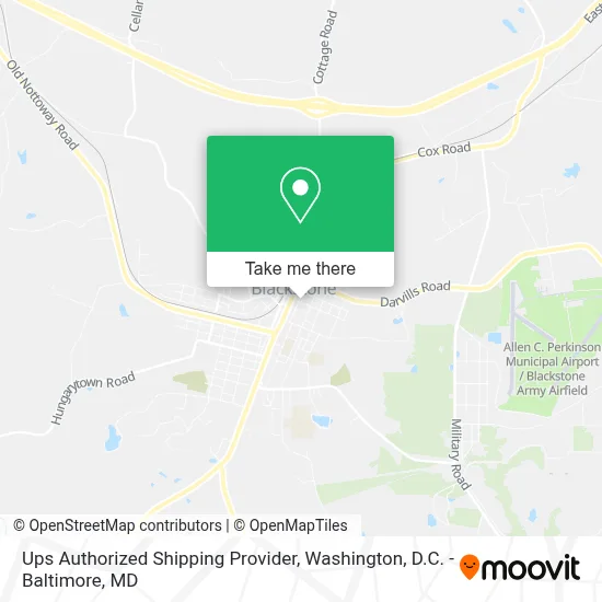 Ups Authorized Shipping Provider map