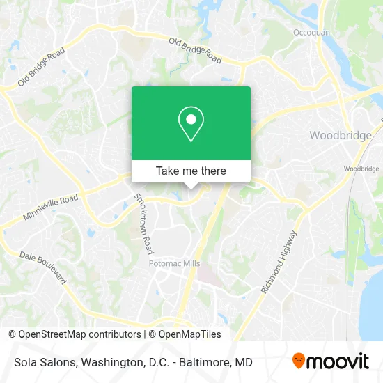 Sola Salons map