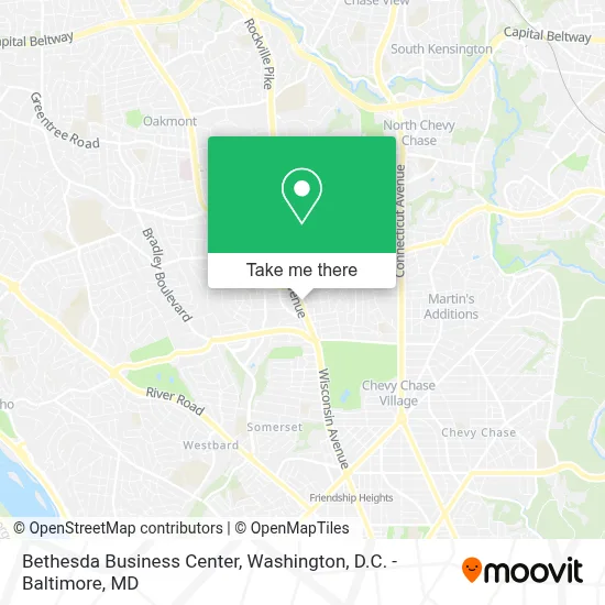 Bethesda Business Center map