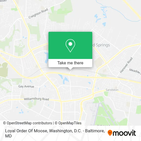 Loyal Order Of Moose map