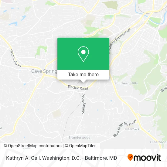 Kathryn A. Gall map