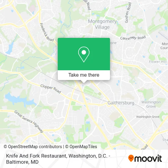 Knife And Fork Restaurant map