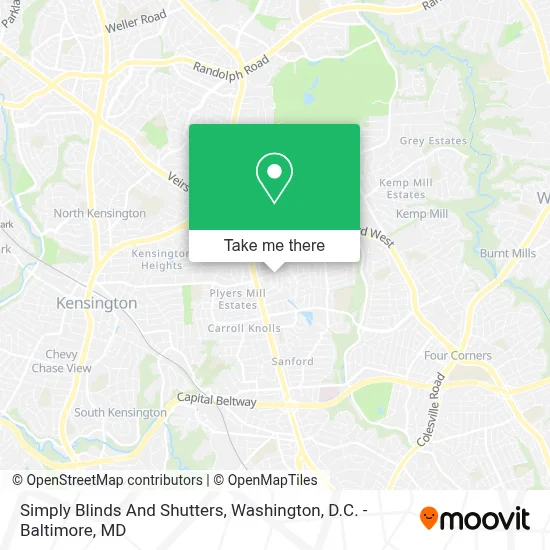 Simply Blinds And Shutters map