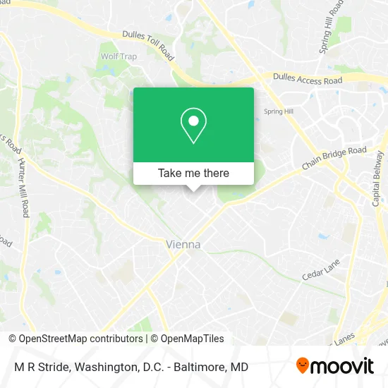 M R Stride map
