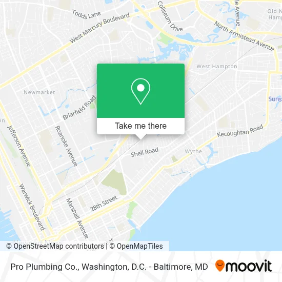 Pro Plumbing Co. map