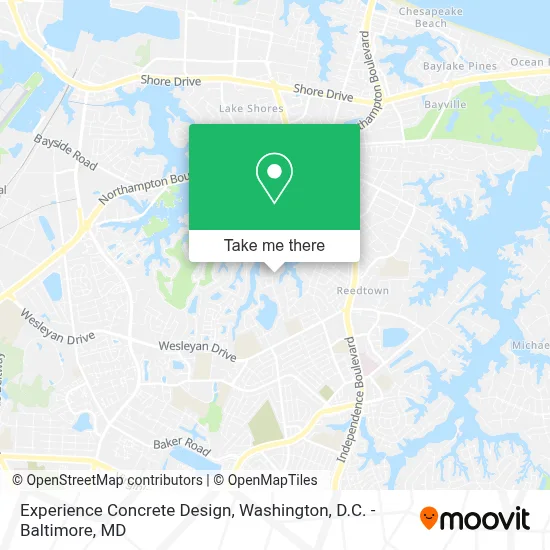 Experience Concrete Design map