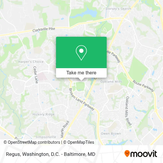 Regus map