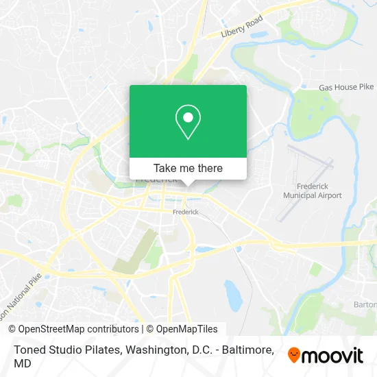 Toned Studio Pilates map