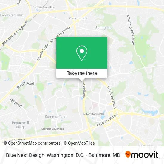 Blue Nest Design map