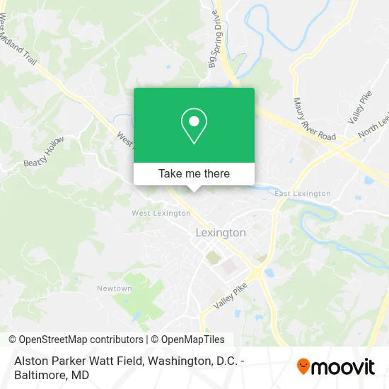 Alston Parker Watt Field map