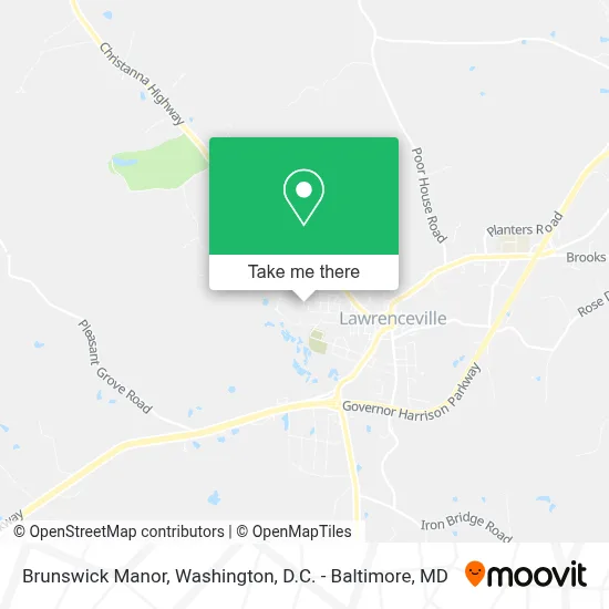 Brunswick Manor map