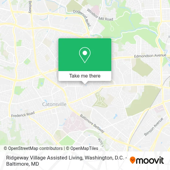 Ridgeway Village Assisted Living map