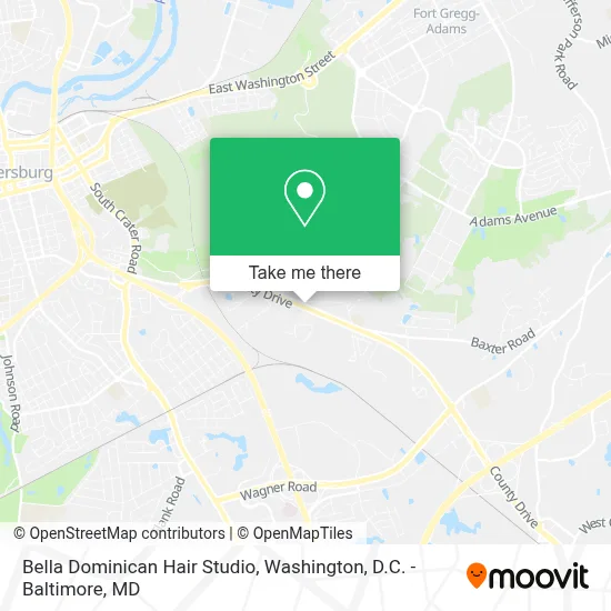 Bella Dominican Hair Studio map