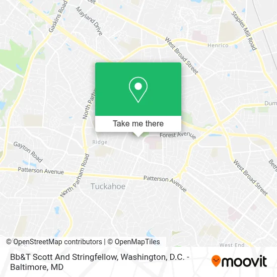 Bb&T Scott And Stringfellow map