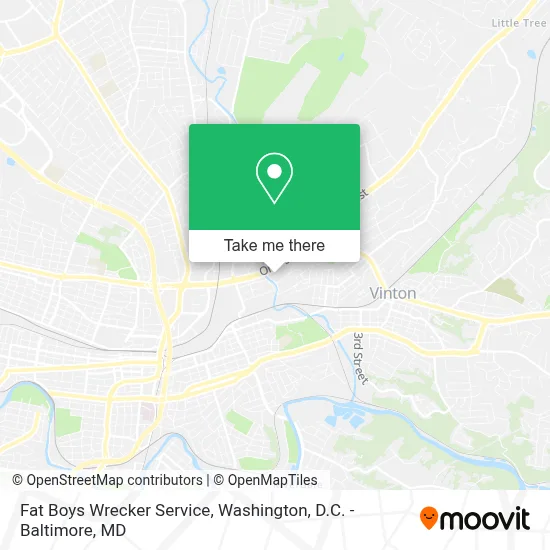 Fat Boys Wrecker Service map