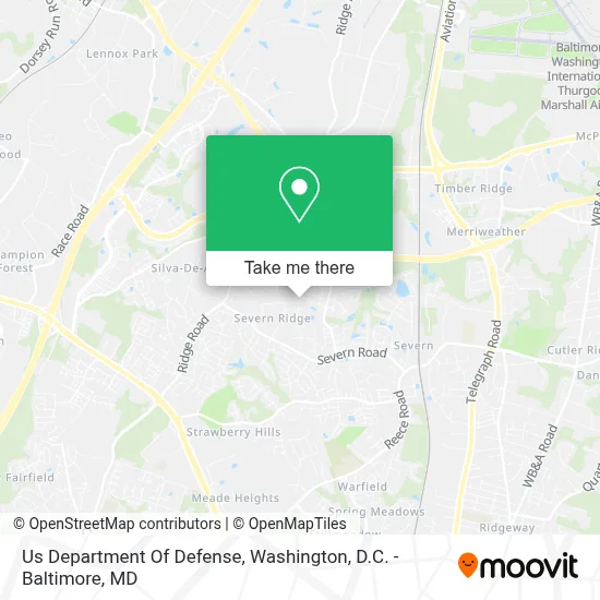 Us Department Of Defense map