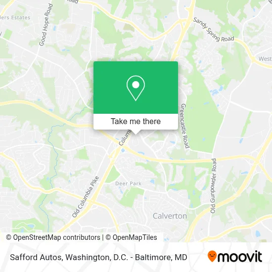 Safford Autos map