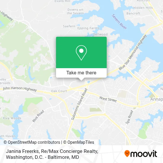 Janina Freerks, Re / Max Concierge Realty map