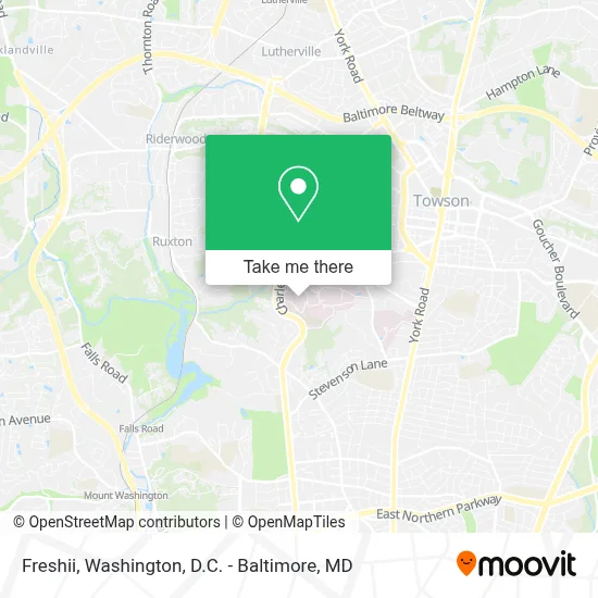 Freshii map
