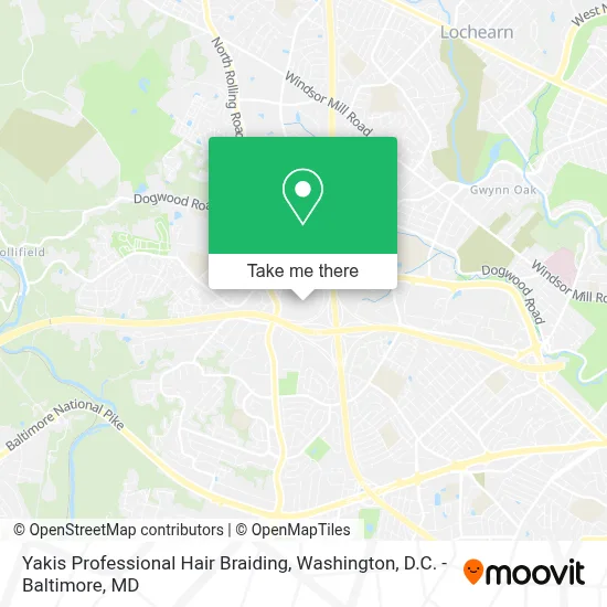 Yakis Professional Hair Braiding map
