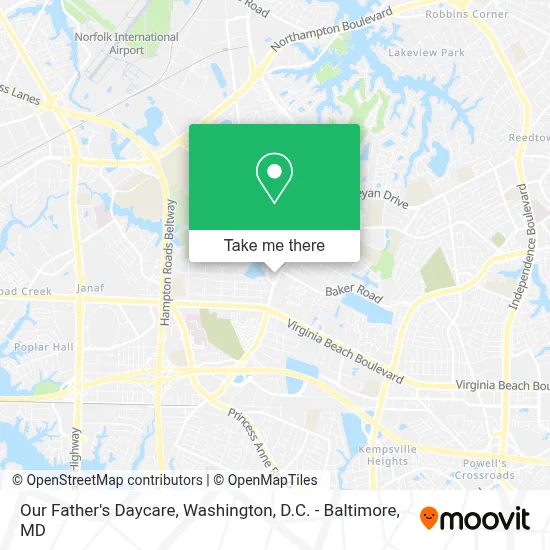 Our Father's Daycare map