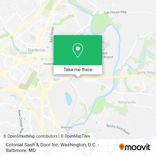 Colonial Sash & Door Inc map